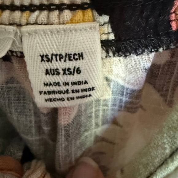 Roxy Summertime Feeling Floral Tie-Front Midi Dress Size XS - Picture 12 of 14